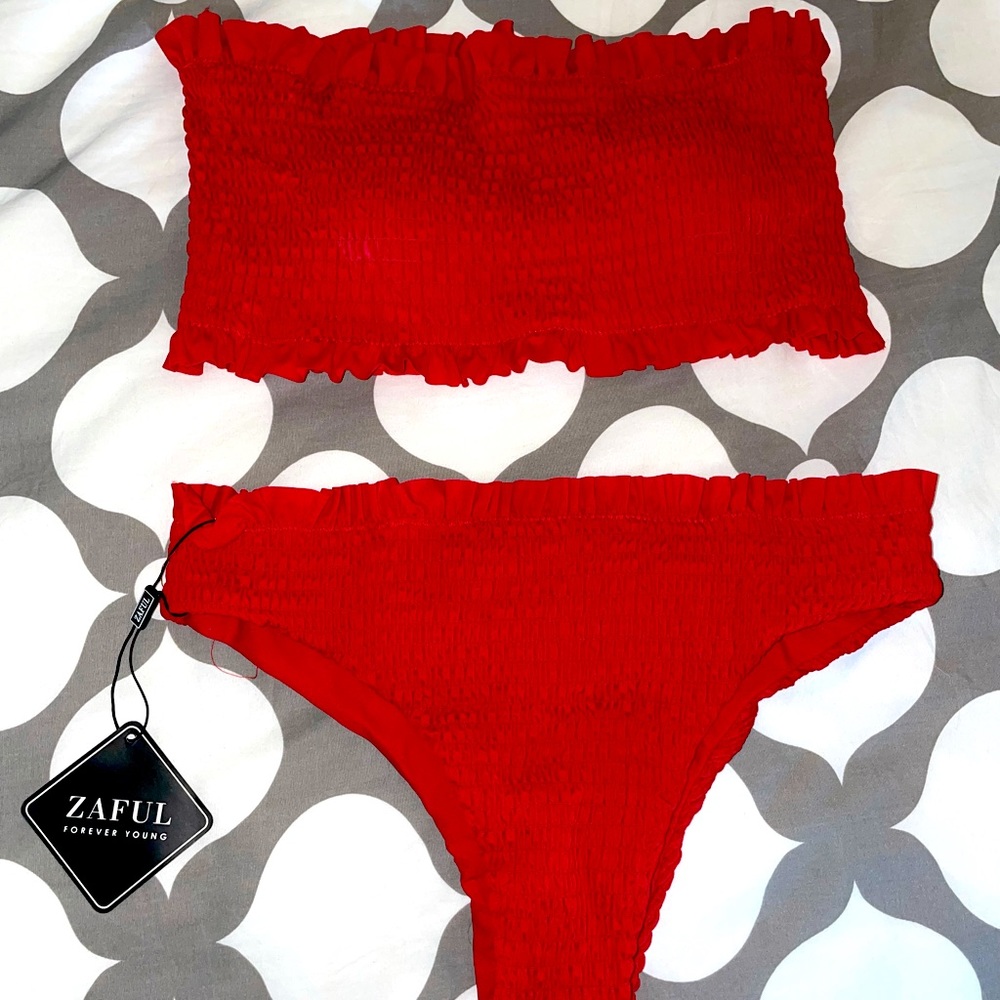 NWT | Red Zaful Bikini Set